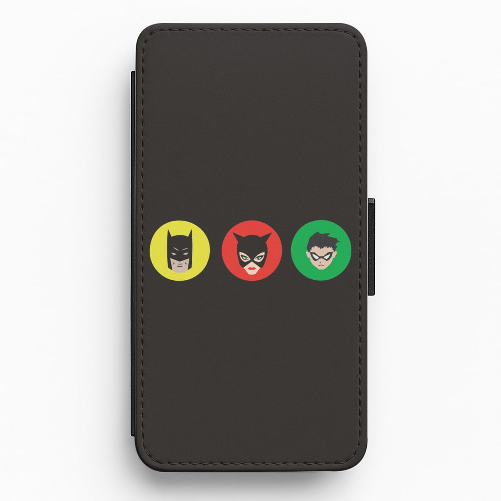 Batman, Catwoman & Robin Wallet Phone Case