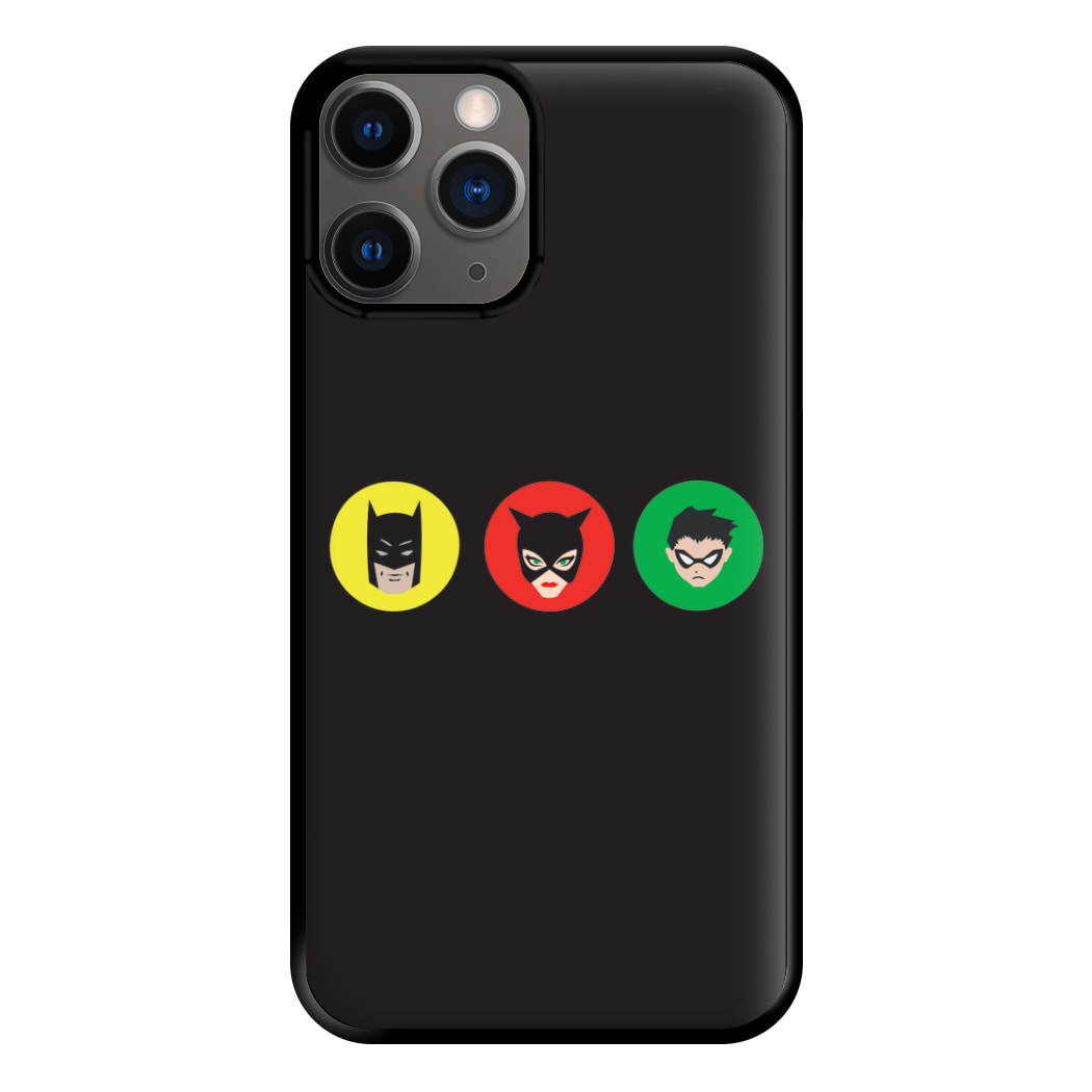 Bat Superhero, Cat Superhero & Superhero Sidekick Phone Case for iPhone 12 Pro Max