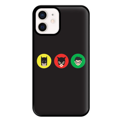 Bat Superhero, Cat Superhero & Superhero Sidekick Phone Case for iPhone 12 Mini