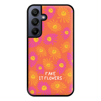 Fake It Flowers Phone Case for Galaxy A15