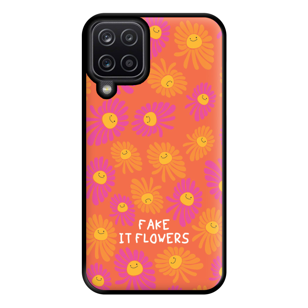 Fake It Flowers Phone Case for Galaxy A12