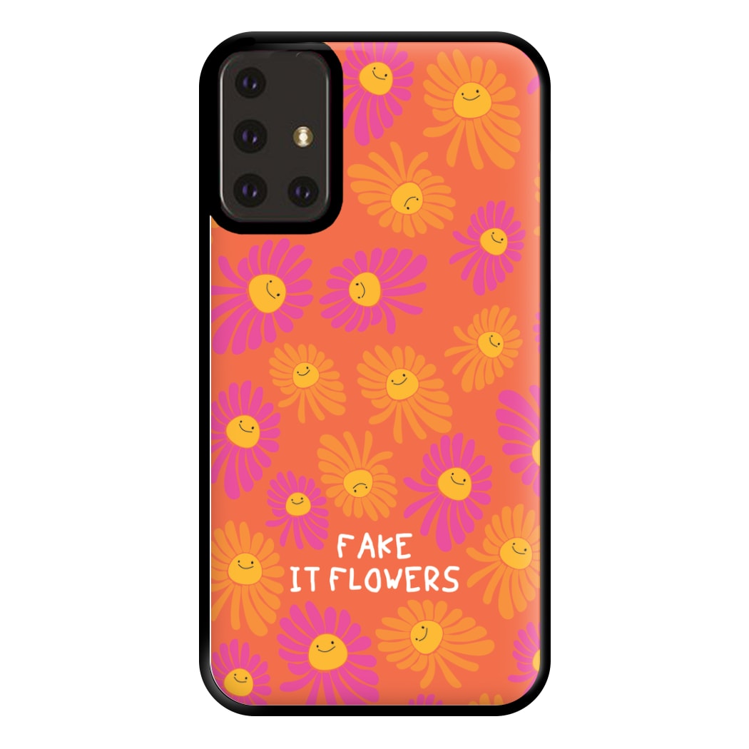 Fake It Flowers Phone Case for Galaxy A71