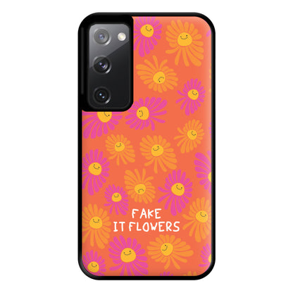 Fake It Flowers Phone Case for Galaxy S20FE