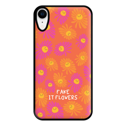 Fake It Flowers Phone Case for iPhone XR