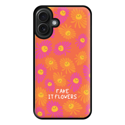 Fake It Flowers Phone Case for iPhone 16 Plus