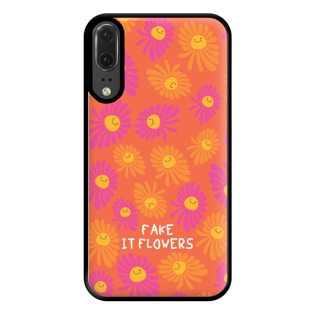 Fake It Flowers Phone Case for Huawei P20