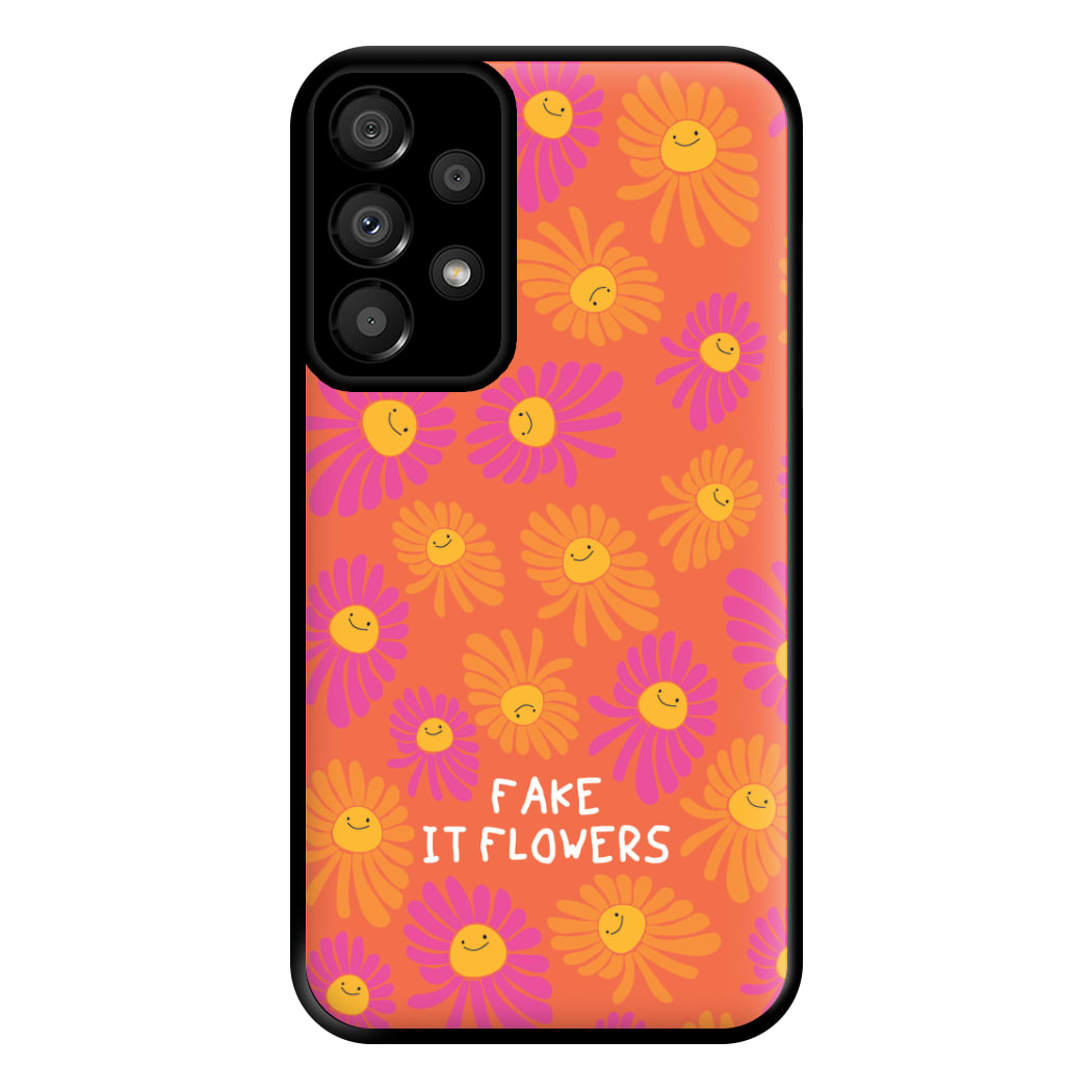 Fake It Flowers Phone Case for Galaxy A33