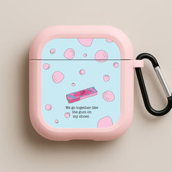 The Gum On My Shoes Pink AirPods Case
