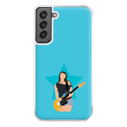 Orange Guitar Phone Case for Galaxy S21FE