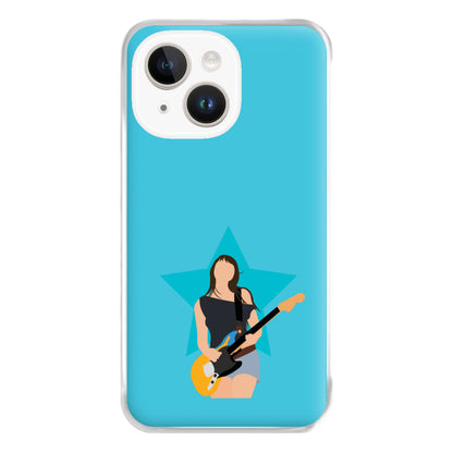 Orange Guitar Phone Case for iPhone 14 Plus