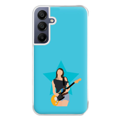 Orange Guitar Phone Case for Galaxy A16