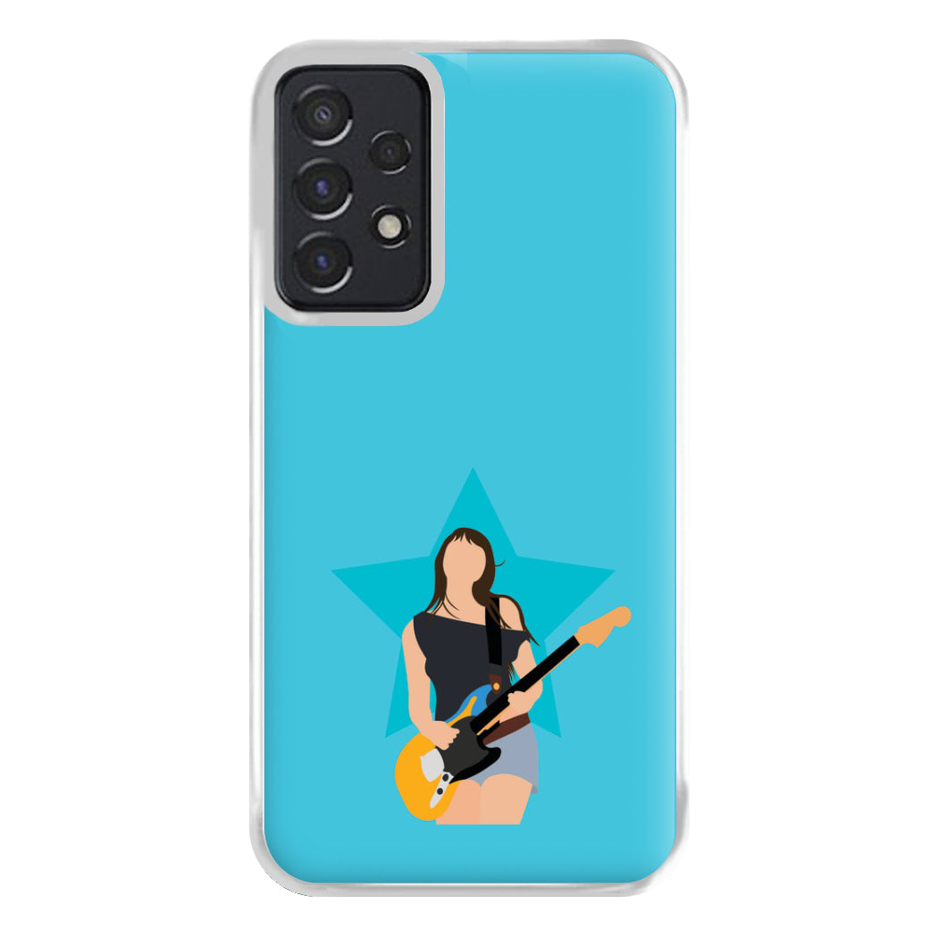 Orange Guitar Phone Case for Galaxy A52 / A52s