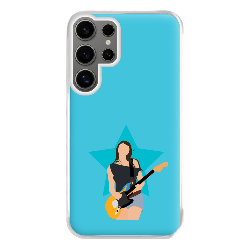 Orange Guitar Phone Case for Galaxy S24 Ultra