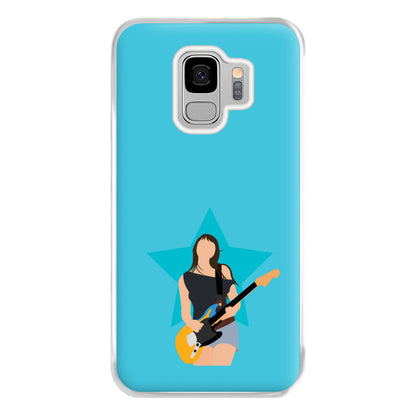 Orange Guitar Phone Case for Galaxy S9 Plus