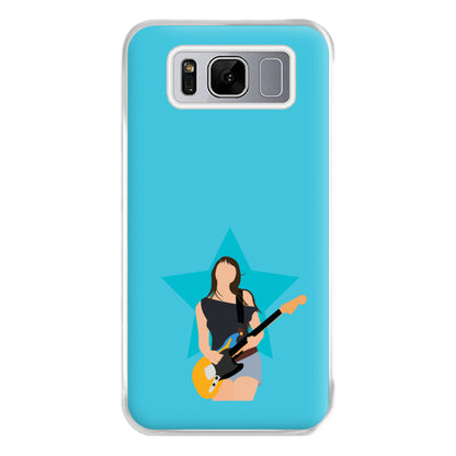 Orange Guitar Phone Case for Galaxy S8 Plus