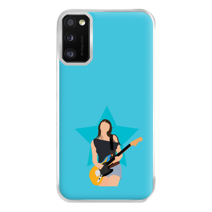 Orange Guitar Phone Case for Galaxy A41