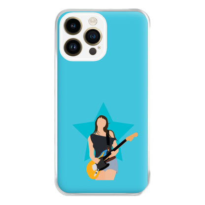 Orange Guitar Phone Case for iPhone 14 Pro Max