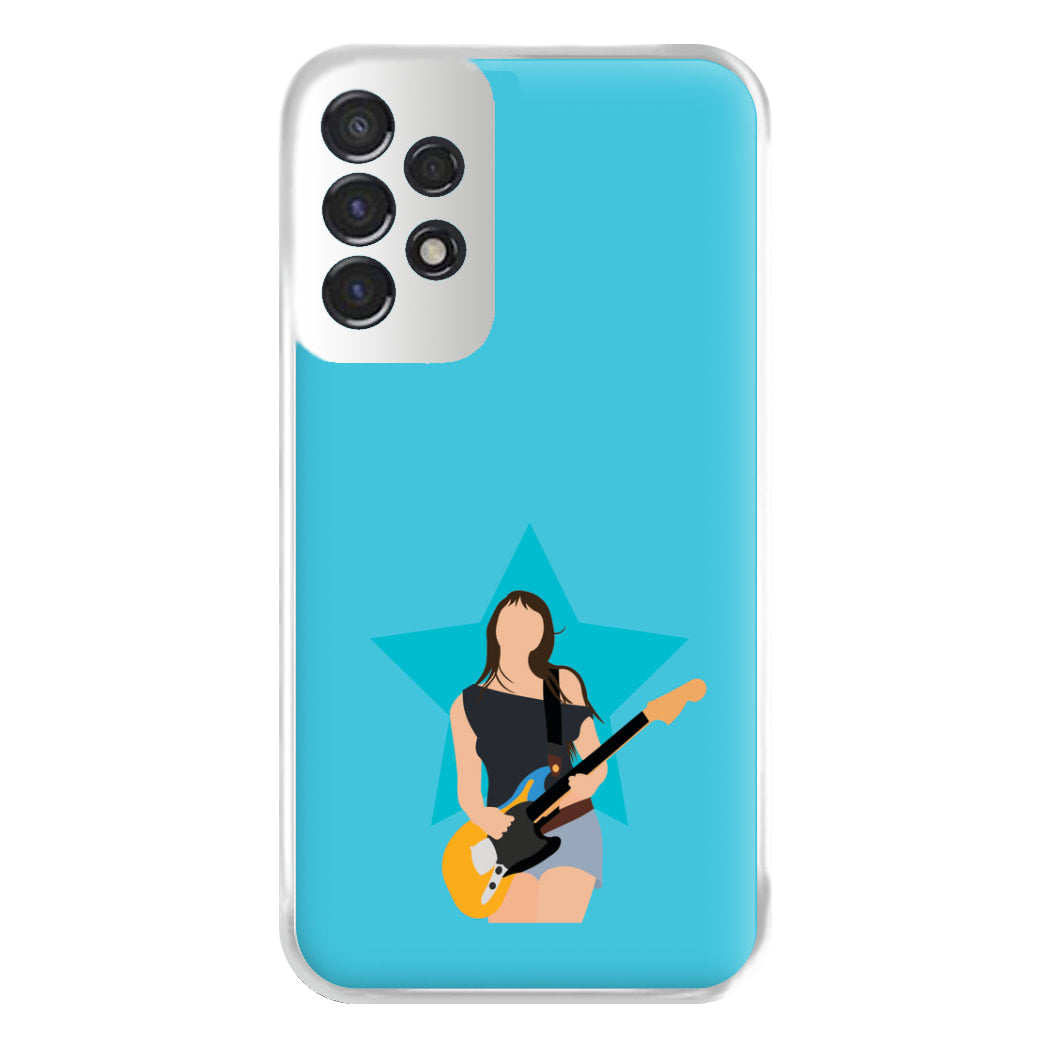 Orange Guitar Phone Case for Galaxy A53