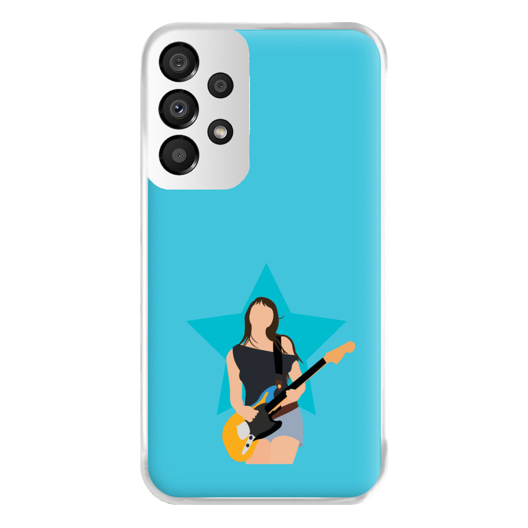 Orange Guitar Phone Case for Galaxy A33