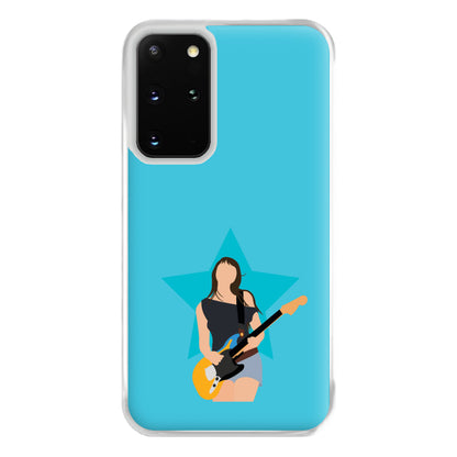 Orange Guitar Phone Case for Galaxy S20 Plus