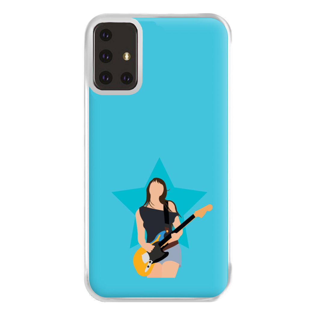 Orange Guitar Phone Case for Galaxy A71