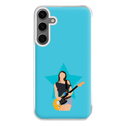 Orange Guitar Phone Case for Galaxy S24FE