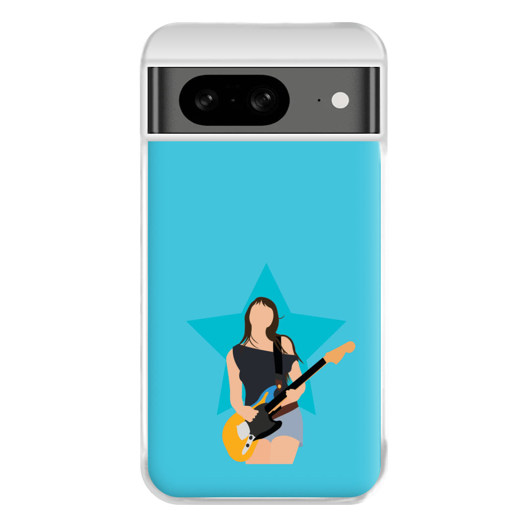 Orange Guitar Phone Case for Google Pixel 8