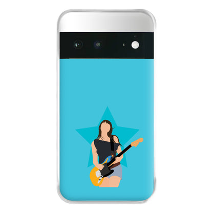 Orange Guitar Phone Case for Google Pixel 6a