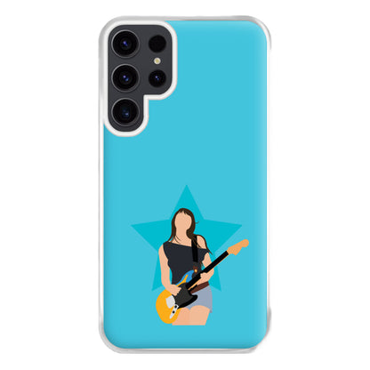 Orange Guitar Phone Case for Galaxy S23 Ultra