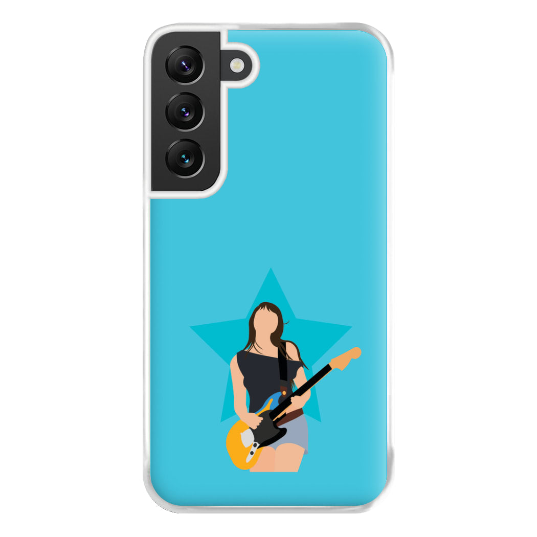 Orange Guitar Phone Case for Galaxy S22 Plus