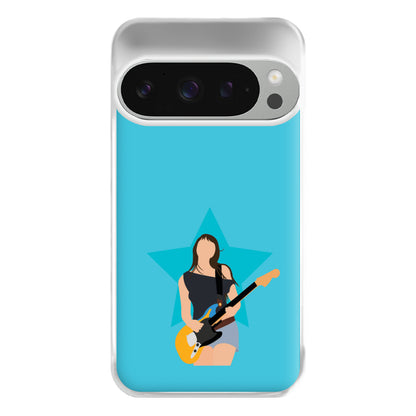 Orange Guitar Phone Case for Google Pixel 9 Pro XL