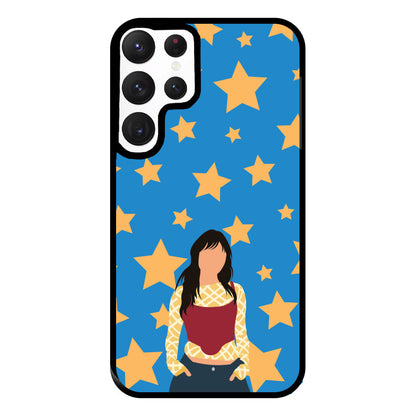 Gold Stars Phone Case for Galaxy S22 Ultra