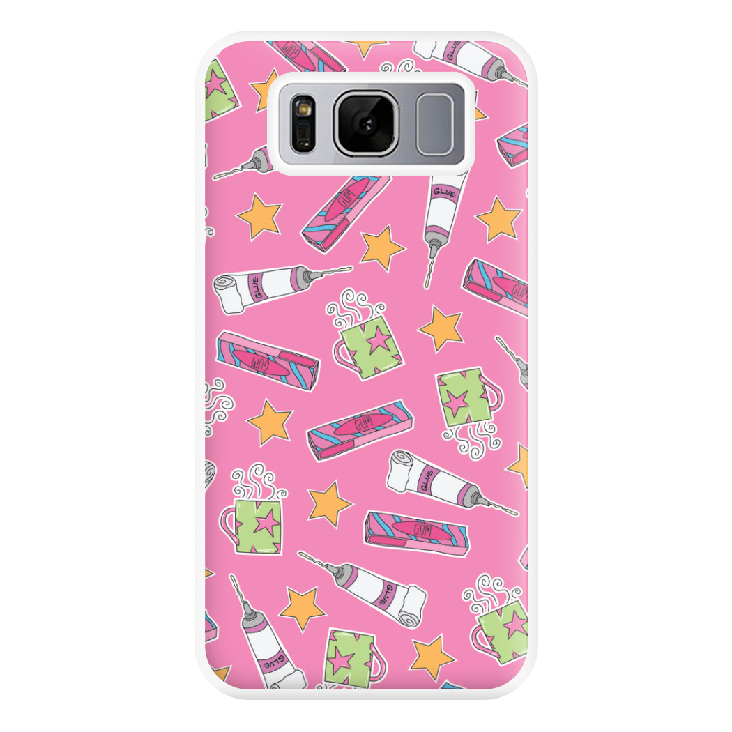 Glue Cup Star Collage Phone Case for Galaxy S8 Plus