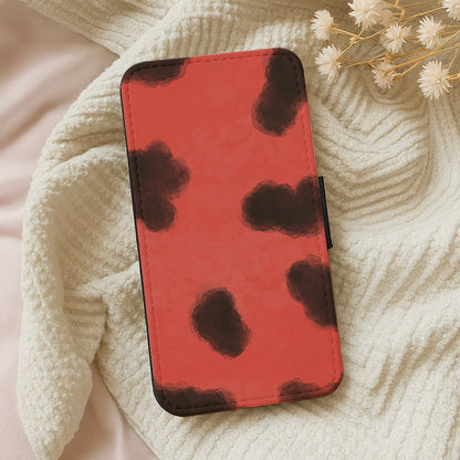 Red And Black - Bella Poarch Wallet Phone Case