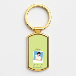 Sorry, I'm Here For Someone Else Gold Keyring