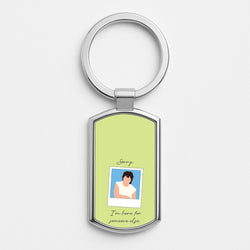 Sorry, I'm Here For Someone Else Silver Keyring
