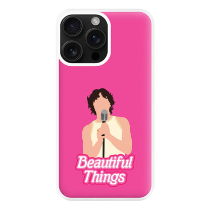 Neon Pink Beautiful Things Phone Case for iPhone 16 Pro Max