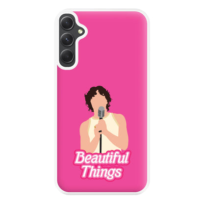 Neon Pink Beautiful Things Phone Case for Galaxy A14