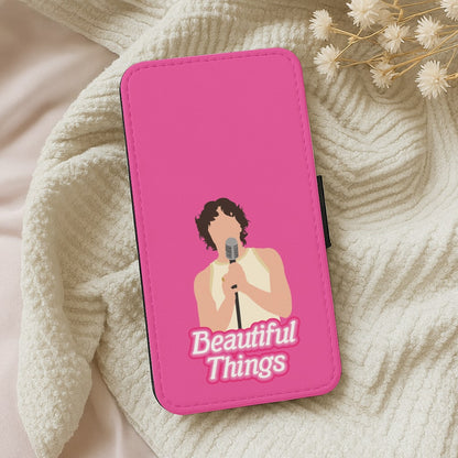 Neon Pink Beautiful Things Wallet Phone Case