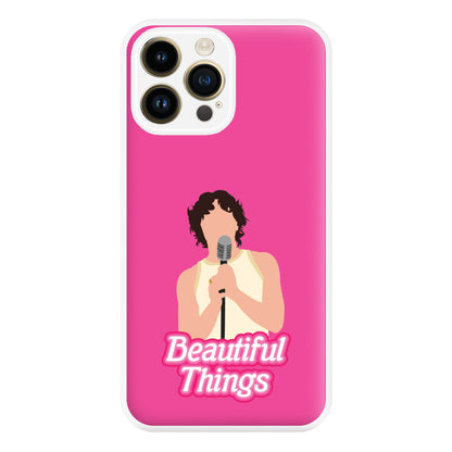 Neon Pink Beautiful Things Phone Case for iPhone 14 Pro Max