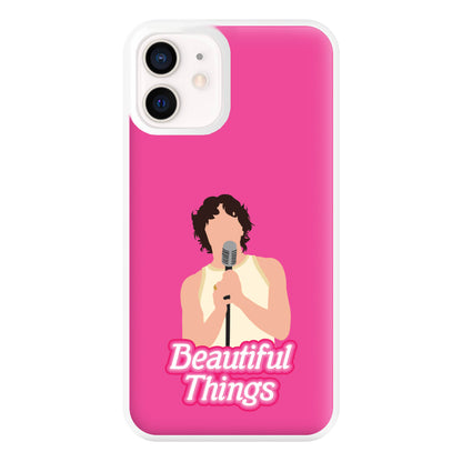 Neon Pink Beautiful Things Phone Case for iPhone 13 Mini