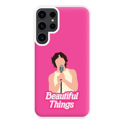 Neon Pink Beautiful Things Phone Case for Galaxy S23 Ultra