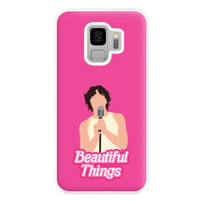 Neon Pink Beautiful Things Phone Case for Galaxy S9 Plus
