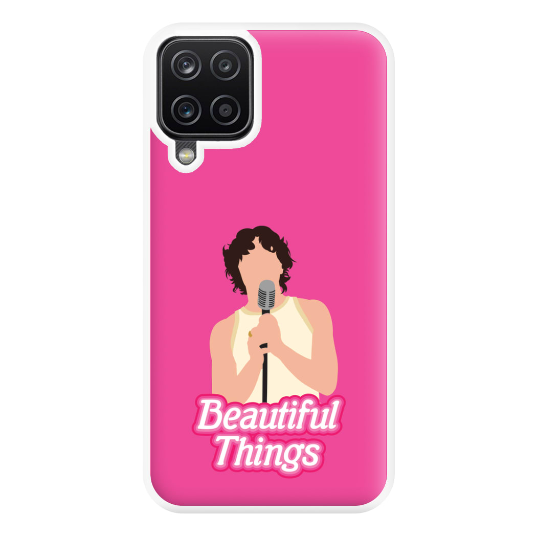 Neon Pink Beautiful Things Phone Case for Galaxy A12