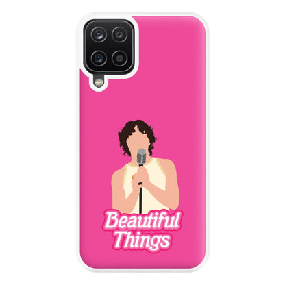Neon Pink Beautiful Things Phone Case for Galaxy A12