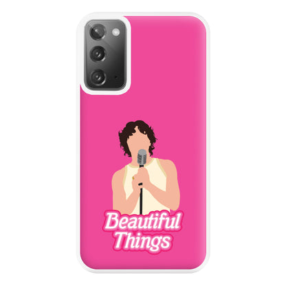 Neon Pink Beautiful Things Phone Case for Galaxy Note 20 Ultra
