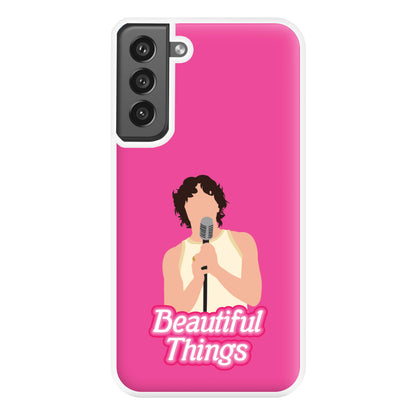 Neon Pink Beautiful Things Phone Case for Galaxy S21FE
