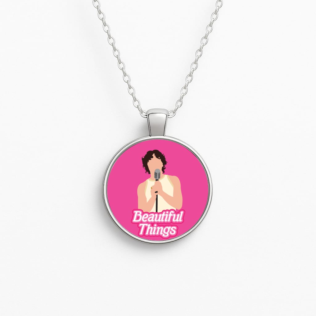 Neon Pink Beautiful Things Necklace