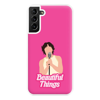 Neon Pink Beautiful Things Phone Case for Galaxy S21 Plus
