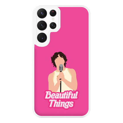 Neon Pink Beautiful Things Phone Case for Galaxy S22 Ultra